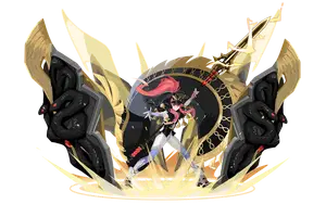 leora-pose-sprite from Dislyte
