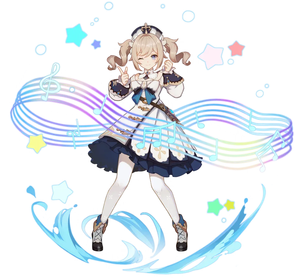 Barbara · Wish splash art from Genshin Impact