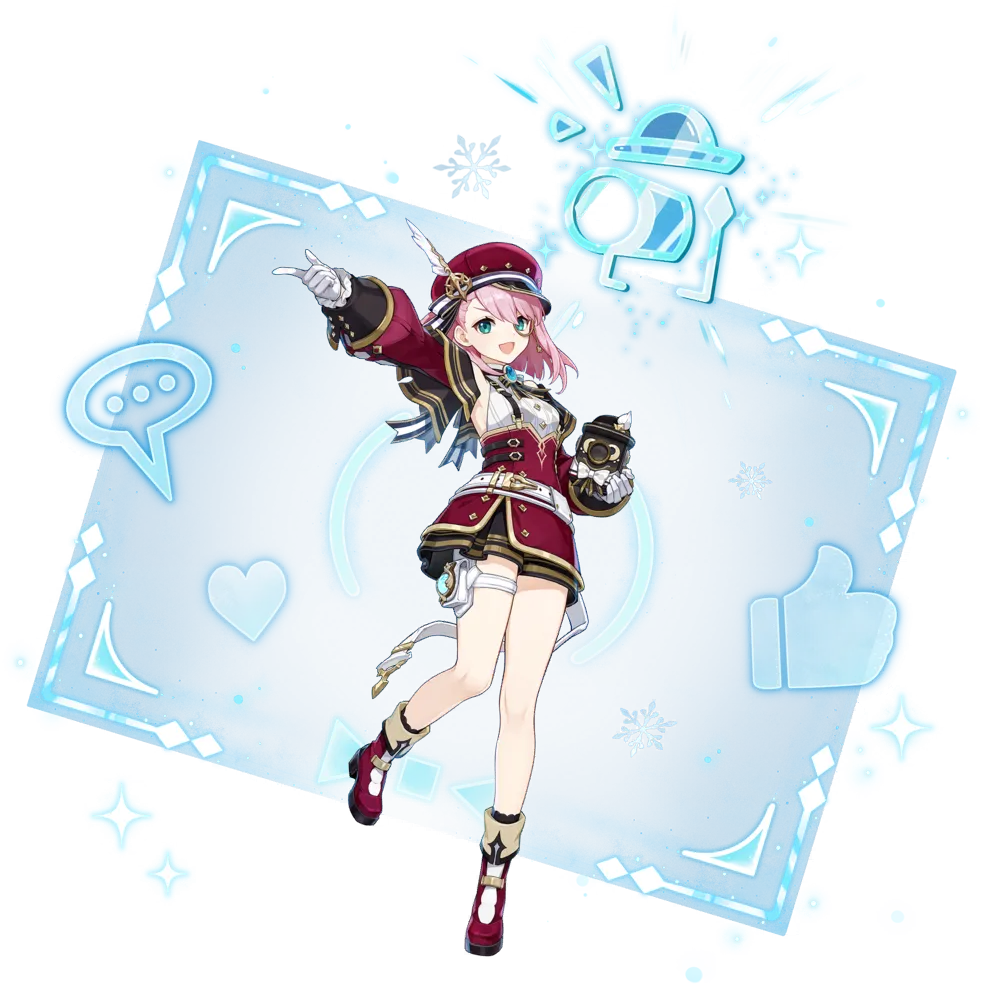 Charlotte · Wish splash art from Genshin Impact