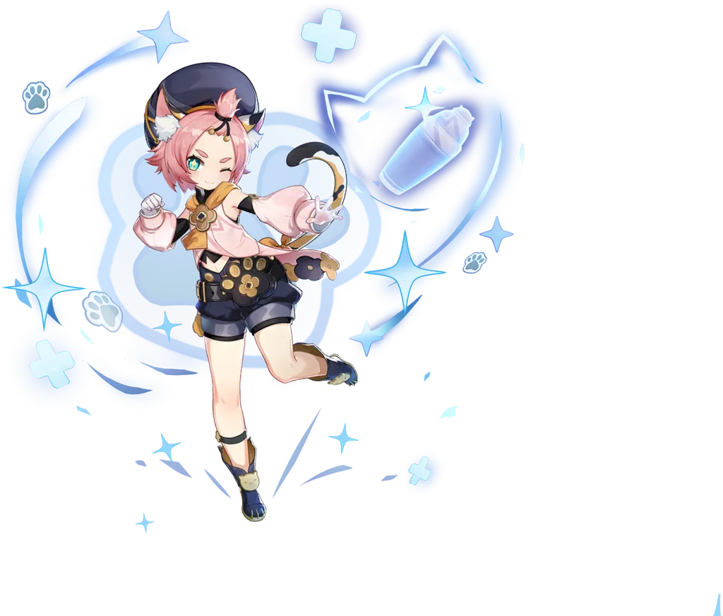 Diona · Wish splash art from Genshin Impact