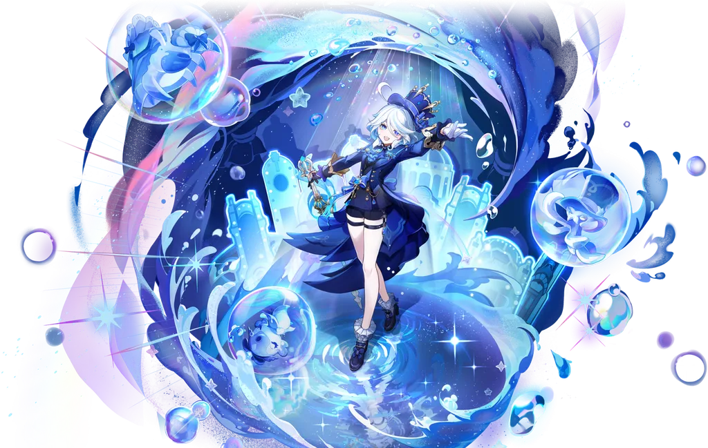 Furina · Wish splash art from Genshin Impact