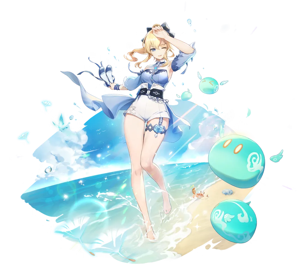 Jean · Outfit 1 splash art from Genshin Impact