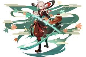 Kaedehara Kazuha · Wish splash art