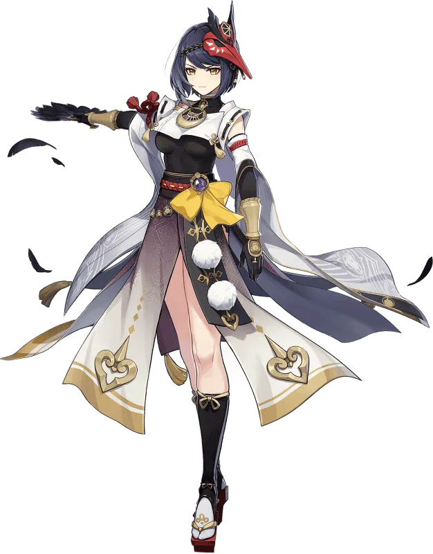 kujou-sara-nobg from Genshin Impact