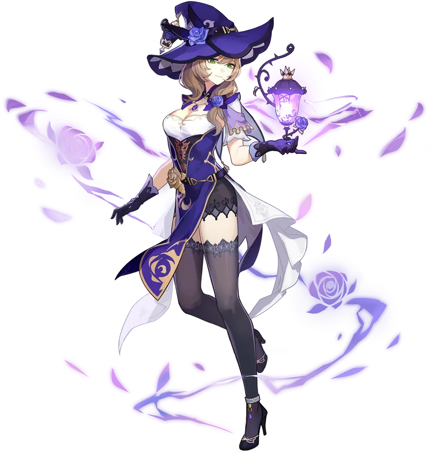 Lisa · Wish splash art from Genshin Impact