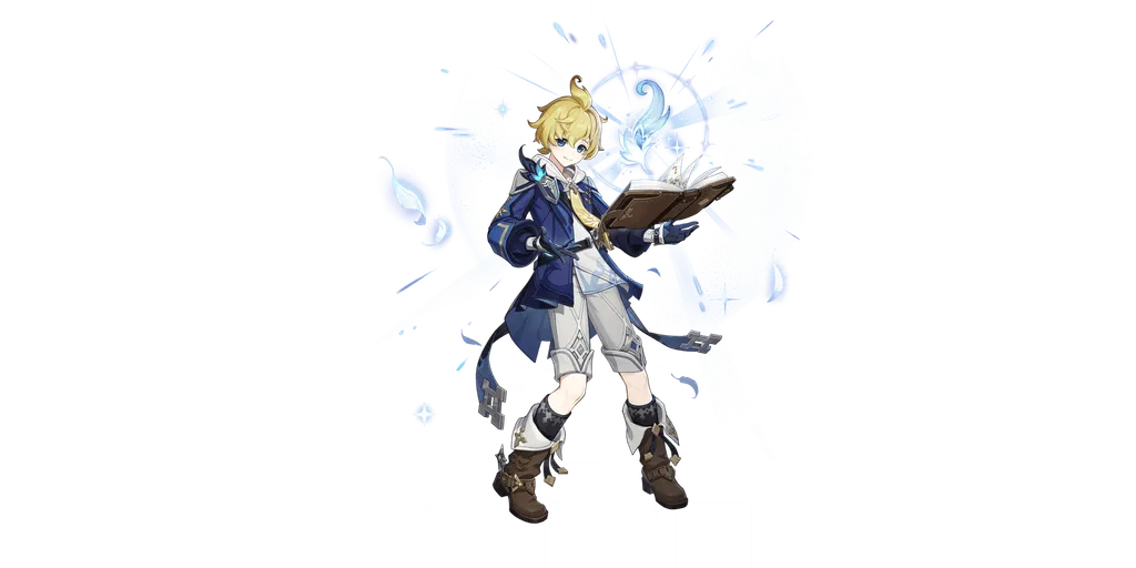 Mika · Wish splash art from Genshin Impact
