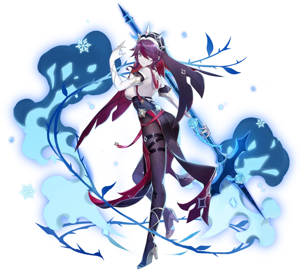 Rosaria · Wish splash art from Genshin Impact