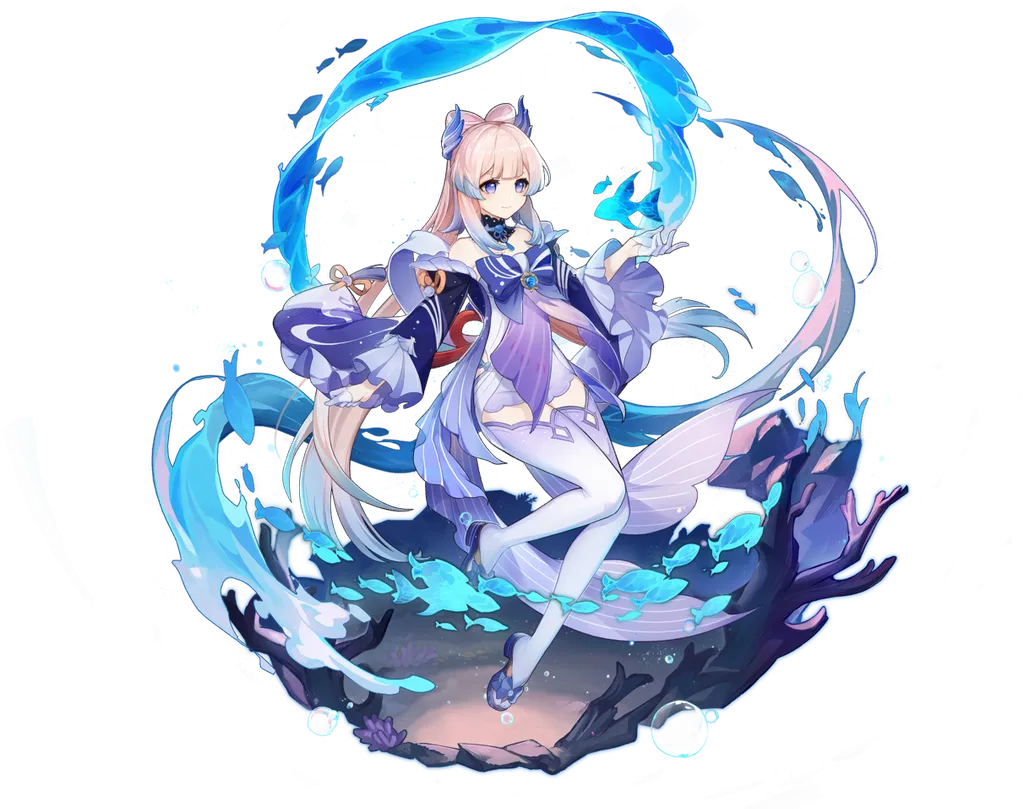 Sangonomiya Kokomi · Wish splash art from Genshin Impact