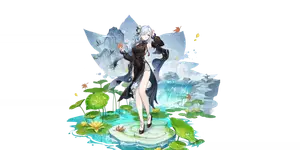 Shenhe · Outfit splash art