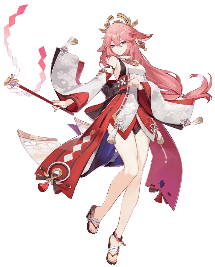 yae-miko-nobg from Genshin Impact