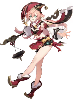 yanfei-nobg from Genshin Impact
