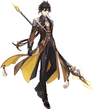 zhongli-nobg from Genshin Impact