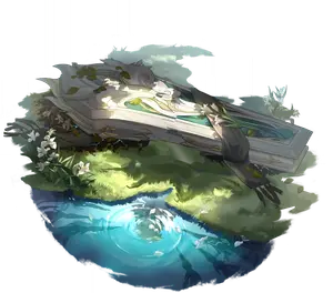 Luocha · Warp banner (background) from Honkai: Star Rail