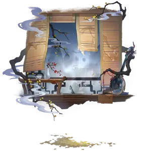 Ruan Mei · Warp banner (background)