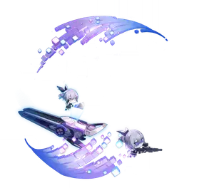Silver Wolf · Splash art (foreground) from Honkai: Star Rail