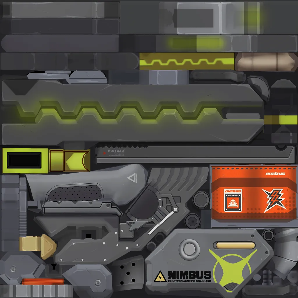 Anby · Weapon colour texture from Zenless Zone Zero
