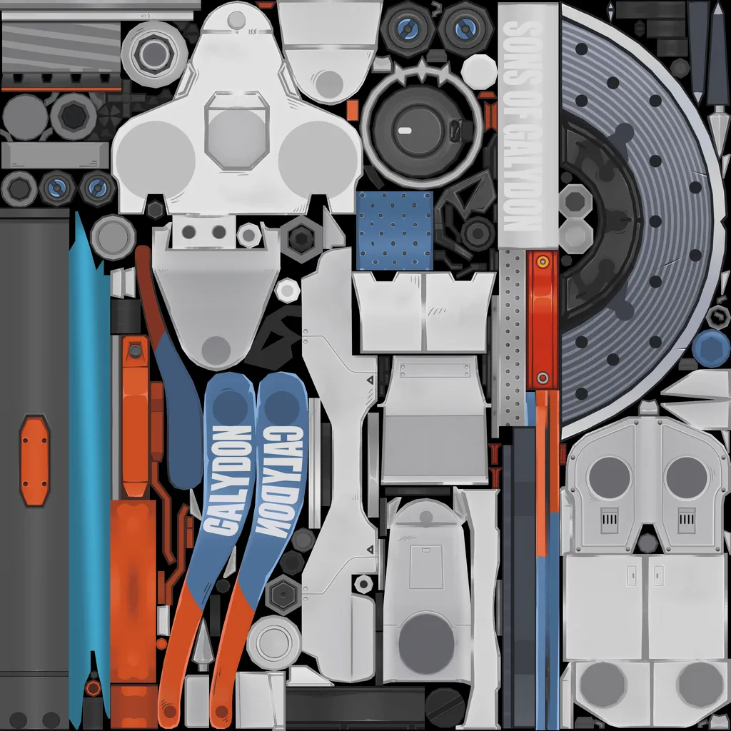Piper · Weapon colour texture from Zenless Zone Zero