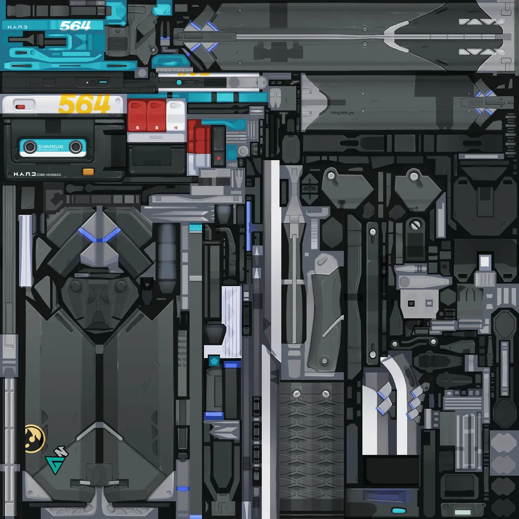 Harumasa · Weapon colour texture from Zenless Zone Zero