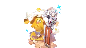 Kiana from Honkai: Nexus Anima