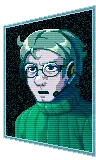 sergey (serious) from CrossCode