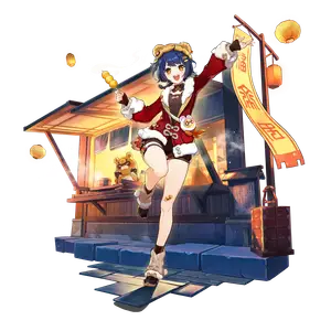 Xiangling - New Year's Cheer outfit