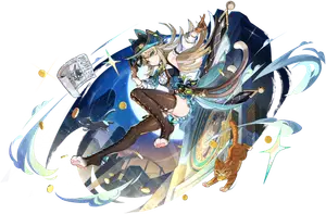 Kirara · Outfit splash art from Genshin Impact