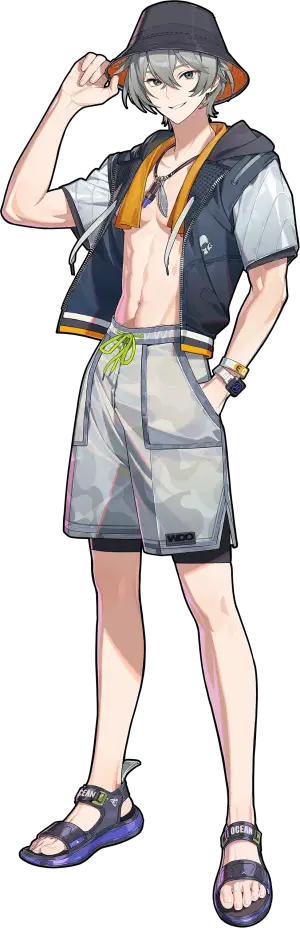 Wise (Peaceful Waves Outfit) from Zenless Zone Zero