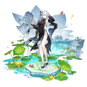 Frostflower Dew - Shenhe outfit