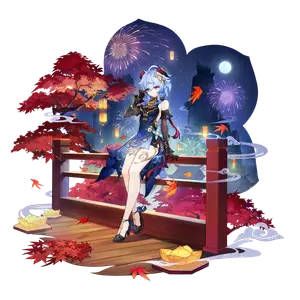 Twilight Blossom - Ganyu outfit from Genshin Impact
