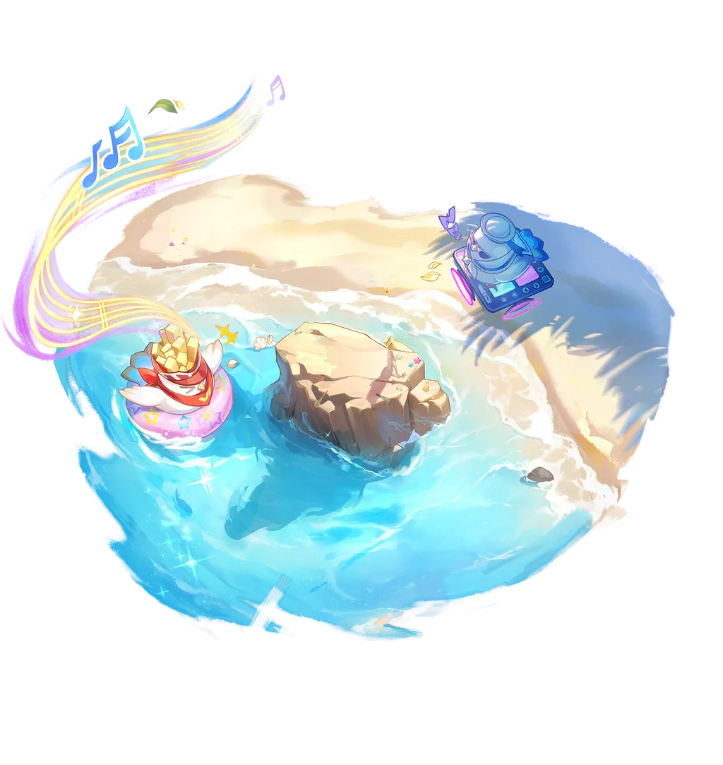 Robin • Summeretto · Splash art (background) from Honkai: Star Rail
