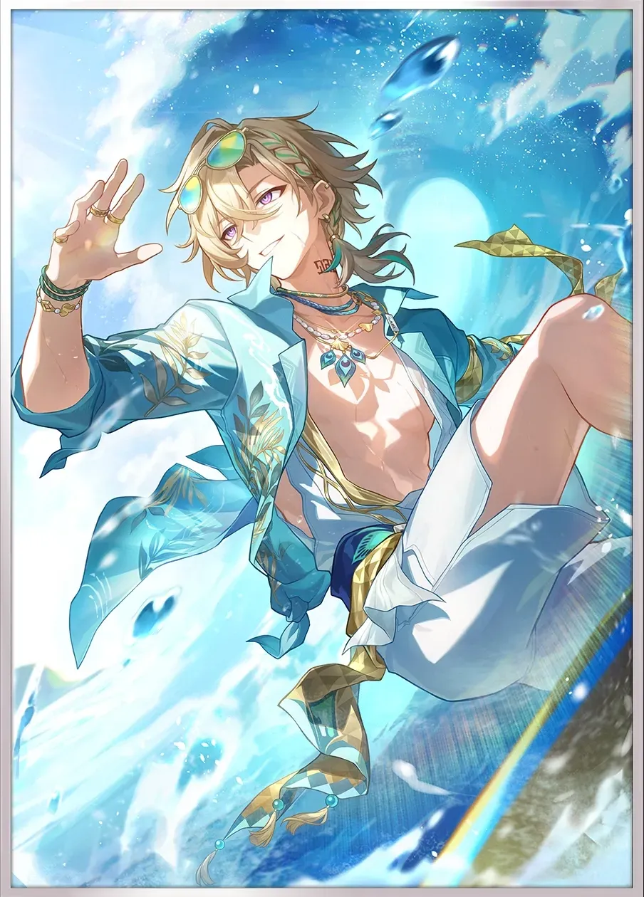 Aventurine • Waveflair - Summer Rides the Surf from Honkai: Star Rail