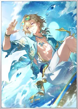 Aventurine • Waveflair - Summer Rides the Surf from Honkai: Star Rail