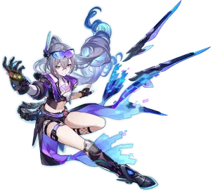 Silver Wolf LV.999 · Splash art (character)