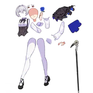 Edgar Allan Poe from Honkai Impact 3rd