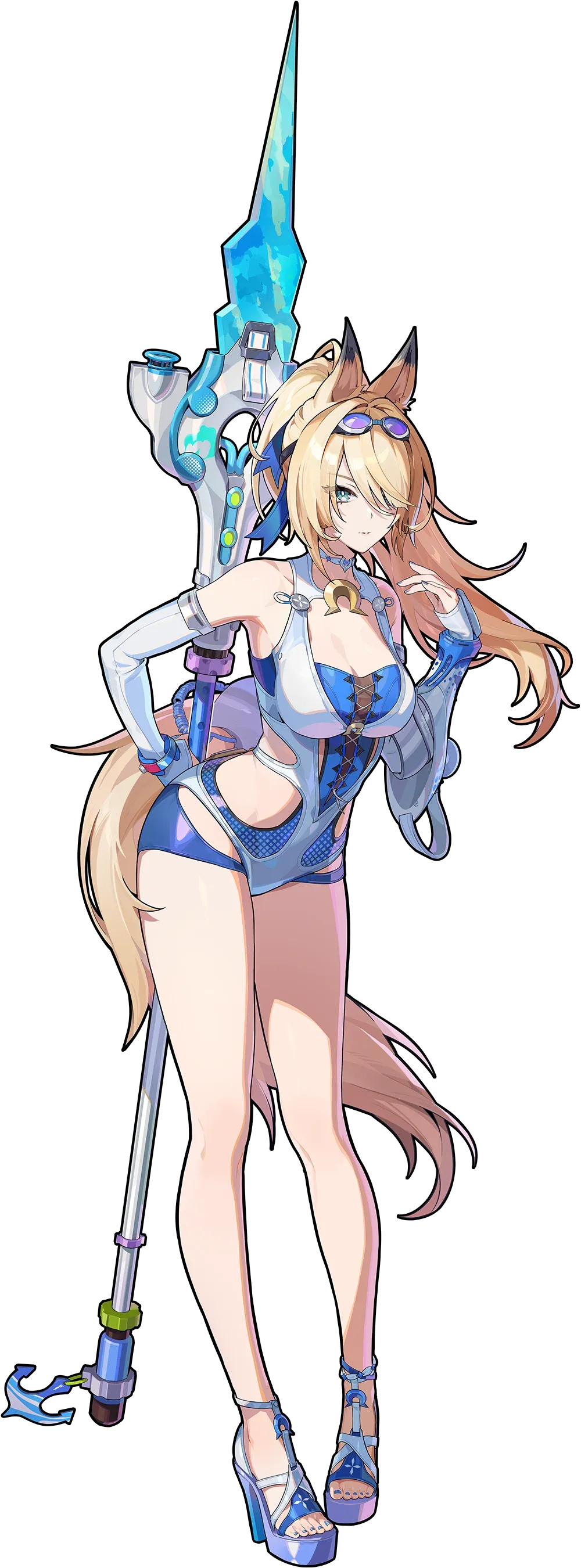 Sigrid de L'Azur (Majestic Wavechaser Skin) from Zenless Zone Zero