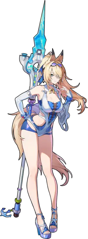 Sigrid de L'Azur (Majestic Wavechaser Skin) from Zenless Zone Zero