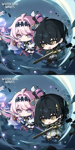 Denia and Rover from Wuthering Waves