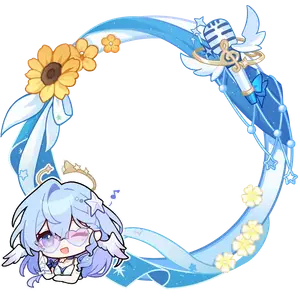 Robin • Summeretto Avatar Frame from Honkai: Star Rail