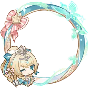 Vesna Avatar Frame from Genshin Impact