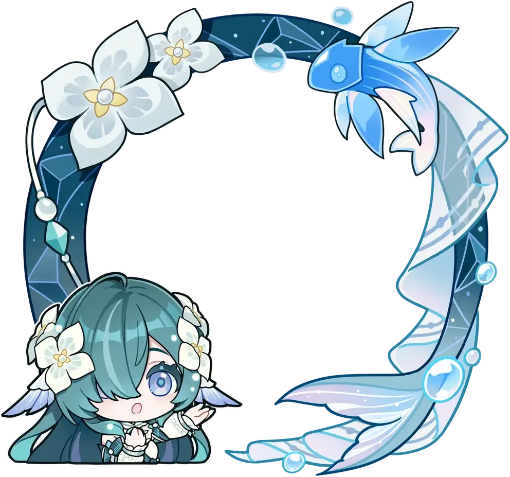 Vodyanitsa Avatar Frame from Genshin Impact