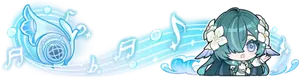 Vodyanitsa Comment Decoration from Genshin Impact