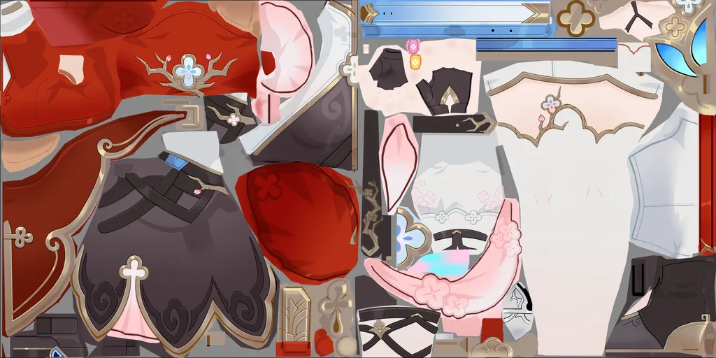 March 7th · Body colour texture from Honkai: Star Rail