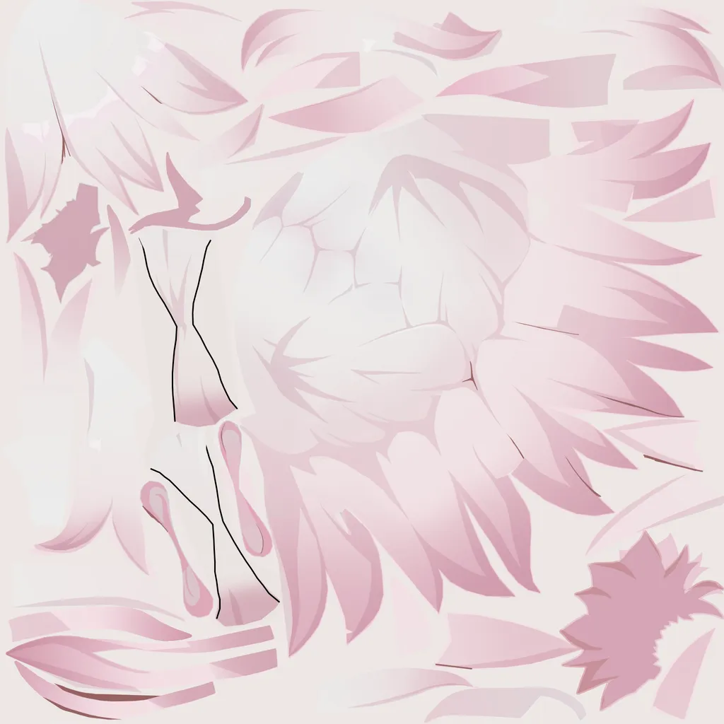 March 7th · Hair colour texture from Honkai: Star Rail