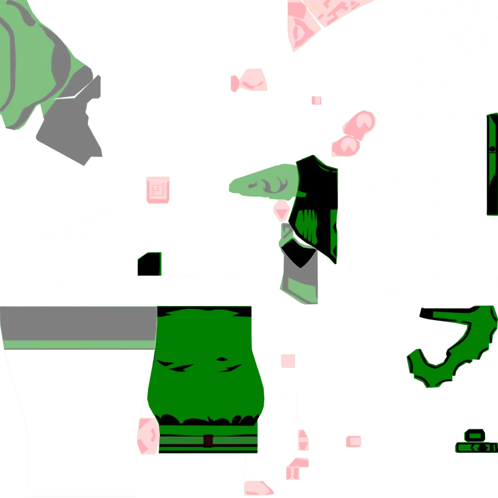 Lyney · Body lightmap texture from Genshin Impact