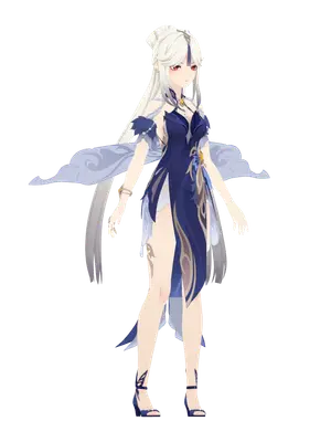 Ningguang · Outfit 3D model