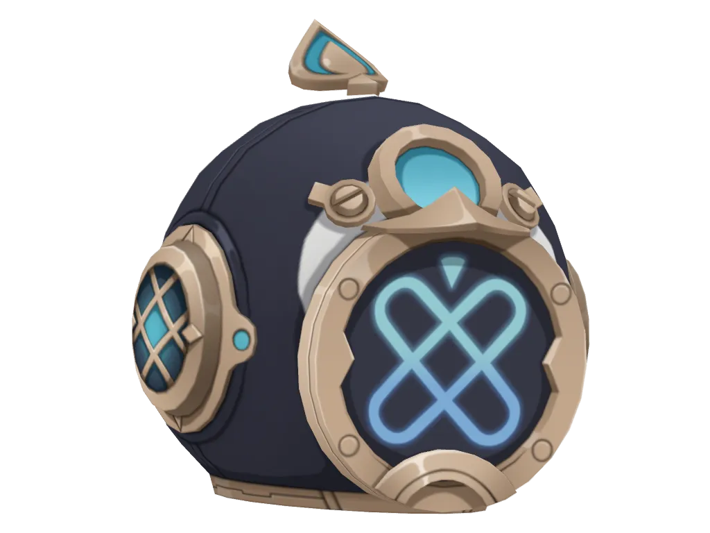 Freminet · Helmet (skill) 3D model from Genshin Impact
