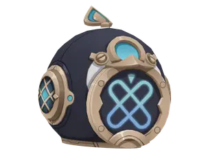 Freminet · Helmet (skill) 3D model from Genshin Impact