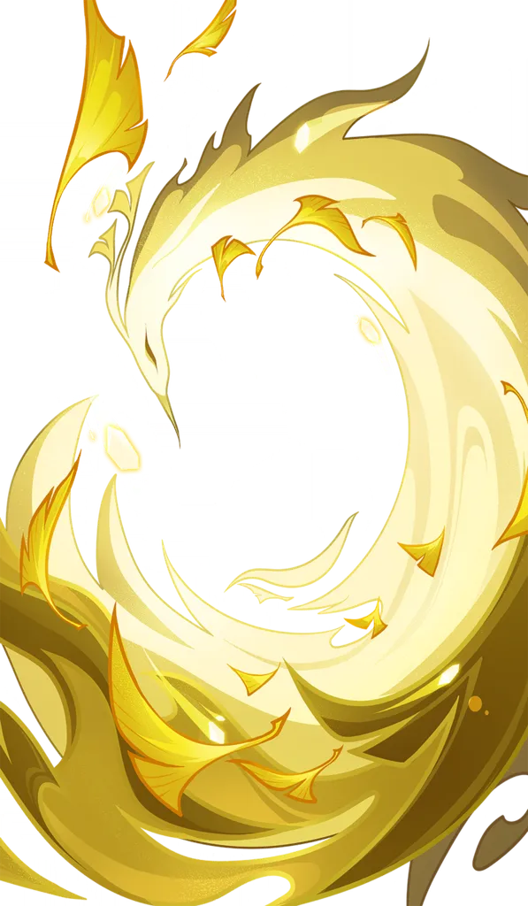 Ningguang · TCG talent card, middle layer from Genshin Impact