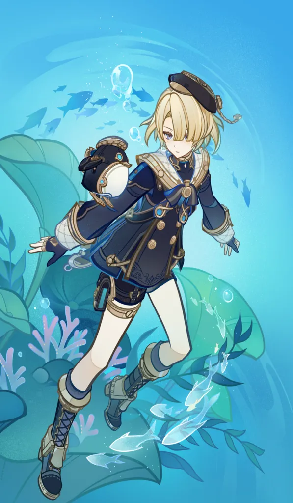 Freminet · TCG card art from Genshin Impact