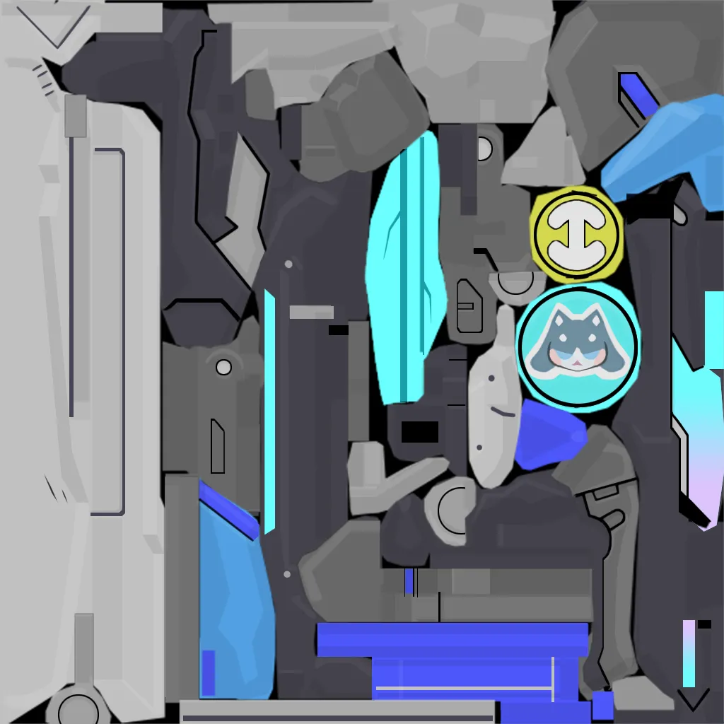 March 7th · Weapon colour texture from Honkai: Star Rail